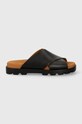 Kožne natikače Camper Brutus Sandal K201321.016 crna SS24