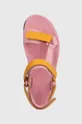 ružová Kožené sandále Camper Oruga Up