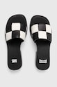 Camper slapi de piele TWS platformă negru K201603.003