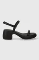 Kožené sandále Camper Thelma Sandal čierna