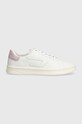 Diesel sneakersy skórzane S-Athene Low płaska biały Y02870.P4423.H8973