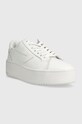 Diesel sneakersy skórzane S-Athene Bold X Y03066.PR516.T1003 biały SS24