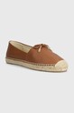 MICHAEL Michael Kors bőr espadrilles Nori 40R4NRFP1L.230 barna SS24