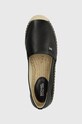 Kožené espadrilky MICHAEL Michael Kors Kendrick černá 40R7KNFP1L.001