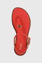 červená Kožené sandále MICHAEL Michael Kors Mallory
