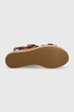 Δερμάτινα σανδάλια MICHAEL Michael Kors Colby 40S4COFS1L.230 καφέ