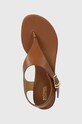 Шкіряні сандалі MICHAEL Michael Kors Robyn бежевий 40S4RBFS1L.230
