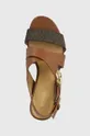 hnedá Kožené sandále MICHAEL Michael Kors Vera