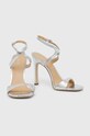 MICHAEL Michael Kors sandały skórzane Amara 40S4AMHS1M.040 srebrny SS24