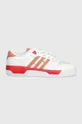 white adidas Originals leather sneakers Rivalry Low Women’s