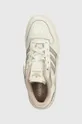 alb adidas Originals sneakers din piele Forum Low CL
