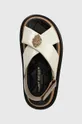 biela Kožené sandále Kurt Geiger London Orson Cross Strap Sandal