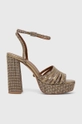 Kurt Geiger London sandały Pierra Platform Sandal złoty