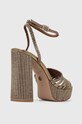 Obuwie Kurt Geiger London sandały Pierra Platform Sandal 8882268619.BRONZECOM złoty