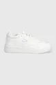 Usnjene superge Lacoste Lineshot Leather Tonal bela