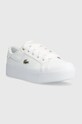 Αθλητικά Lacoste Ziane Platform Logo Leather 47CFA0005 λευκό AW24