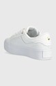 Παπούτσια Αθλητικά Lacoste Ziane Platform Logo Leather 47CFA0005 λευκό