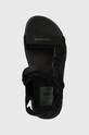 Lacoste szandál Suruga Premium Textile Sandals fekete 47CFA0015