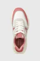 λευκό Δερμάτινα αθλητικά παπούτσια Lacoste L-Spin Deluxe Leather