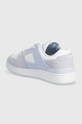 Obuwie Lacoste sneakersy skórzane Court Cage Leather 47SFA0045 niebieski