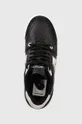μαύρο Δερμάτινα αθλητικά παπούτσια Lacoste L002 Evo Logo Tongue Leather
