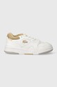 Шкіряні кросівки Lacoste Lineshot Contrasted Collar Leather 47SFA0057 білий SS24