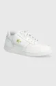 λευκό Δερμάτινα αθλητικά παπούτσια Lacoste T-Clip Leather Γυναικεία