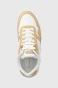 Kožené tenisky Lacoste T-Clip Contrasted Leather béžová 47SFA0064
