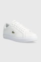 Usnjene superge Lacoste Powercourt 2.0 Leather 47SFA0072 bela SS25