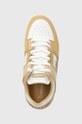 Lacoste sneakersy skórzane Court Cage Leather beżowy 47SFA0105