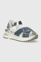 Liu Jo sandały LIU JO MAXI WONDER SANDAL 11 syntetyczny srebrny BA4105EX259S3254
