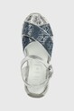 Liu Jo sandały LIU JO MAXI WONDER SANDAL 11 srebrny BA4105EX259S3254