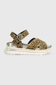 Liu Jo velúr szandál LIU JO MAXI WONDER SANDAL 11 BA4105PX195S19C1 bézs SS24