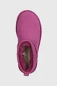 violet UGG suede snow boots Classic Ultra Mini