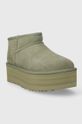 UGG suede snow boots Classic Ultra Mini Platform 1135092.SDC green SS24