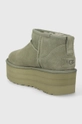 UGG stivali da neve in camoscio Classic Ultra Mini Platform Gambale: Scamosciato Parte interna: Materiale tessile, Lana Suola: Materiale sintetico