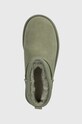 UGG cizme de zăpadă din piele întoarsă Classic Ultra Mini Platform verde 1135092.SDC