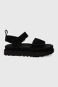 Sandale od brušene kože UGG Goldenstar ostalo crna 1136783.BLK