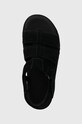 Sandale od brušene kože UGG Goldenstar Strap crna 1137890.BLK