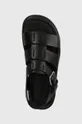black UGG leather sandals Capitelle Strap