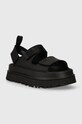 Sandale UGG Goldenglow sintetički crna 1152685.BLK
