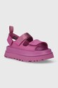 Sandály UGG Goldenglow platforma fialová 1152685.MGS