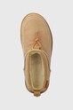 UGG śniegowce zamszowe Ultra Mini Crafted Regenerate beżowy 1152953.SAN