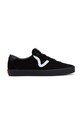 Kožené tenisky Vans Sport Low plochá čierna VN000CQRBKA1