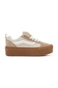 Semišové tenisky Vans Knu Stack platforma béžová VN000CP6DJR1