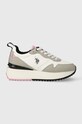 U.S. Polo Assn. sneakers BAYLE sintetic gri BAYLE001W.4NH1