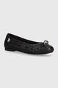 U.S. Polo Assn. bőr balerina cipő JULIA fekete JULIA001W.4L1