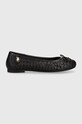 U.S. Polo Assn. bőr balerina cipő JULIA JULIA001W.4L1 fekete SS24