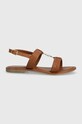 Kožené sandále U.S. Polo Assn. LINDA LINDA005W.4L1 hnedá SS24