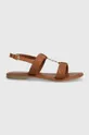 Kožne sandale U.S. Polo Assn. LINDA smeđa